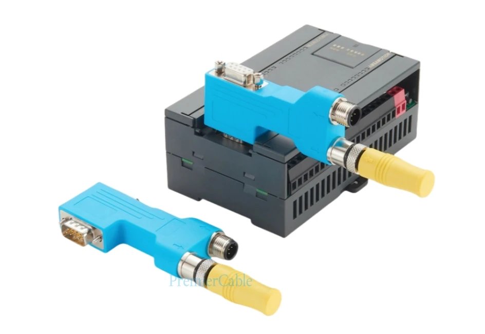 90-Grad-D-Sub-9-Pin-zu-M12-B-Code-Steckverbinder, Profibus DP-Bus-PLC-Buchse, kompatibel mit Phoenix Contact SUBCON-PLUS-PROFIB/90/PG/M12 – Detail 6