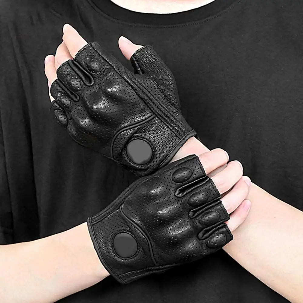 Motorcycle Gloves Breathable Half Finger Racing Gloves Outdoor Sports Riding Cross Dirt Bike Gloves Ridding Gloves