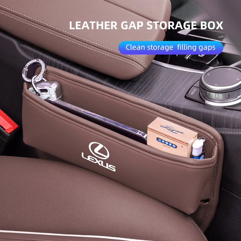 

Car Sticker For Lexus RX330 IS250 Ct200h ES300h NX300h RX350 IS300h RX400h LS Car Seat Gap Storage Bag Auto Interior Decoration