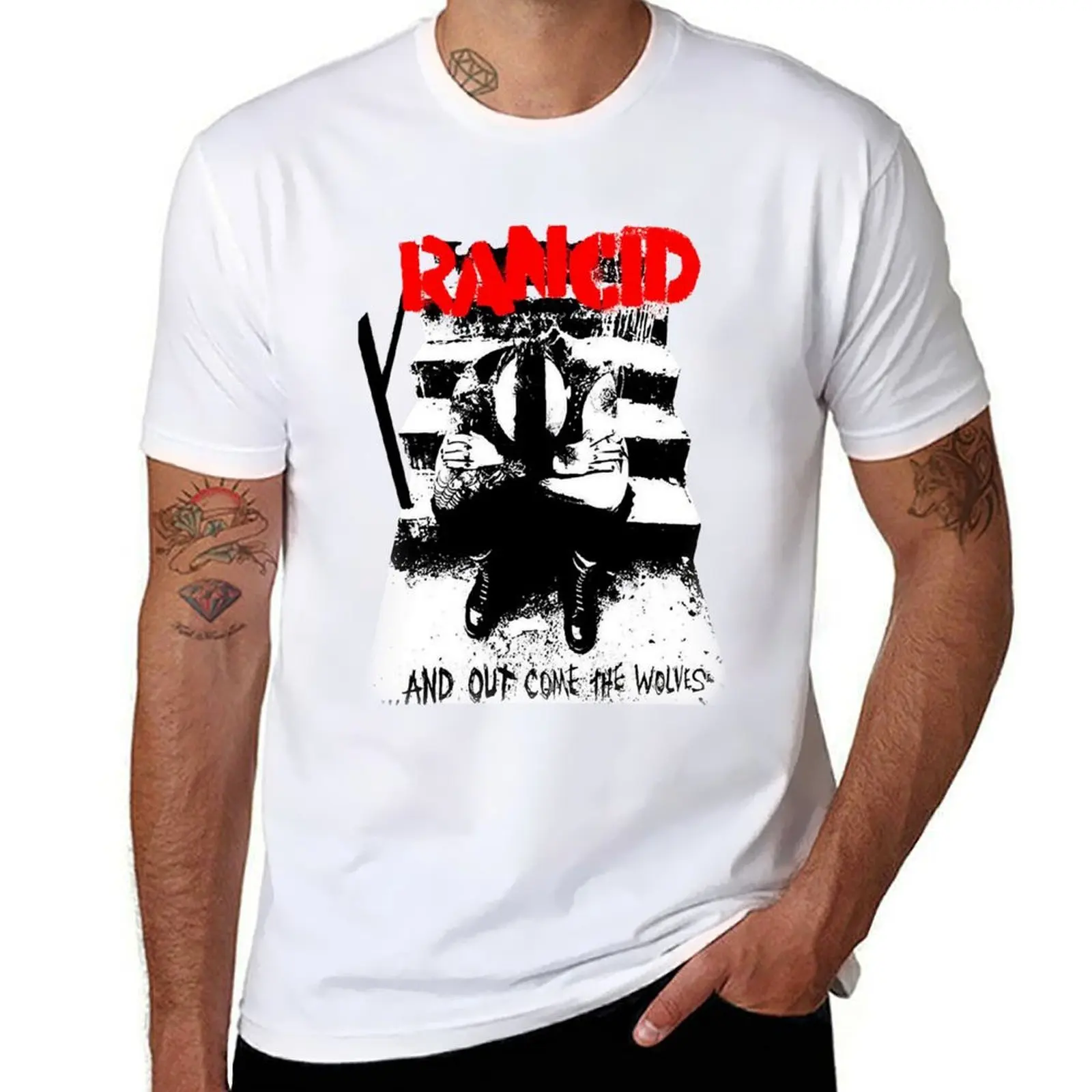 

rancid For Fans T-Shirt cotton t shirt man man t shirt summer black cotton t-shirt plain for man package T-shirt
