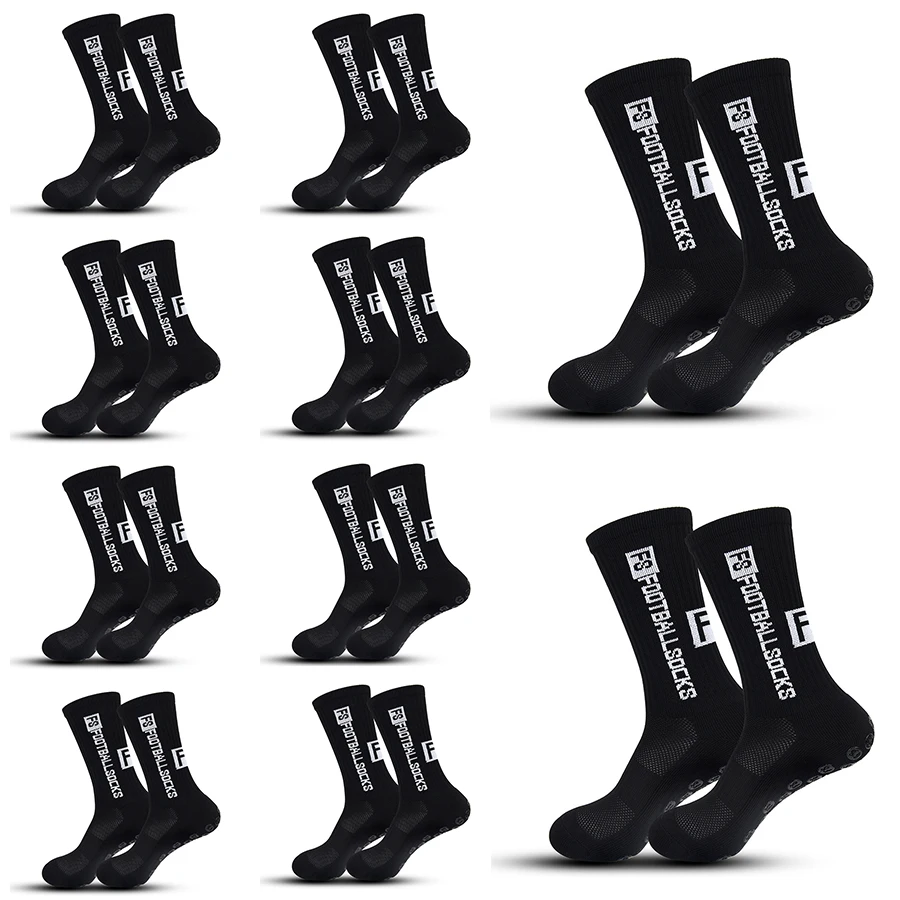 10 Pairs Socks Men Women Sports Socks Non-slip Silicone Football Socks High Quality Outdoor Sports Baseball Tennis Soccer Socks