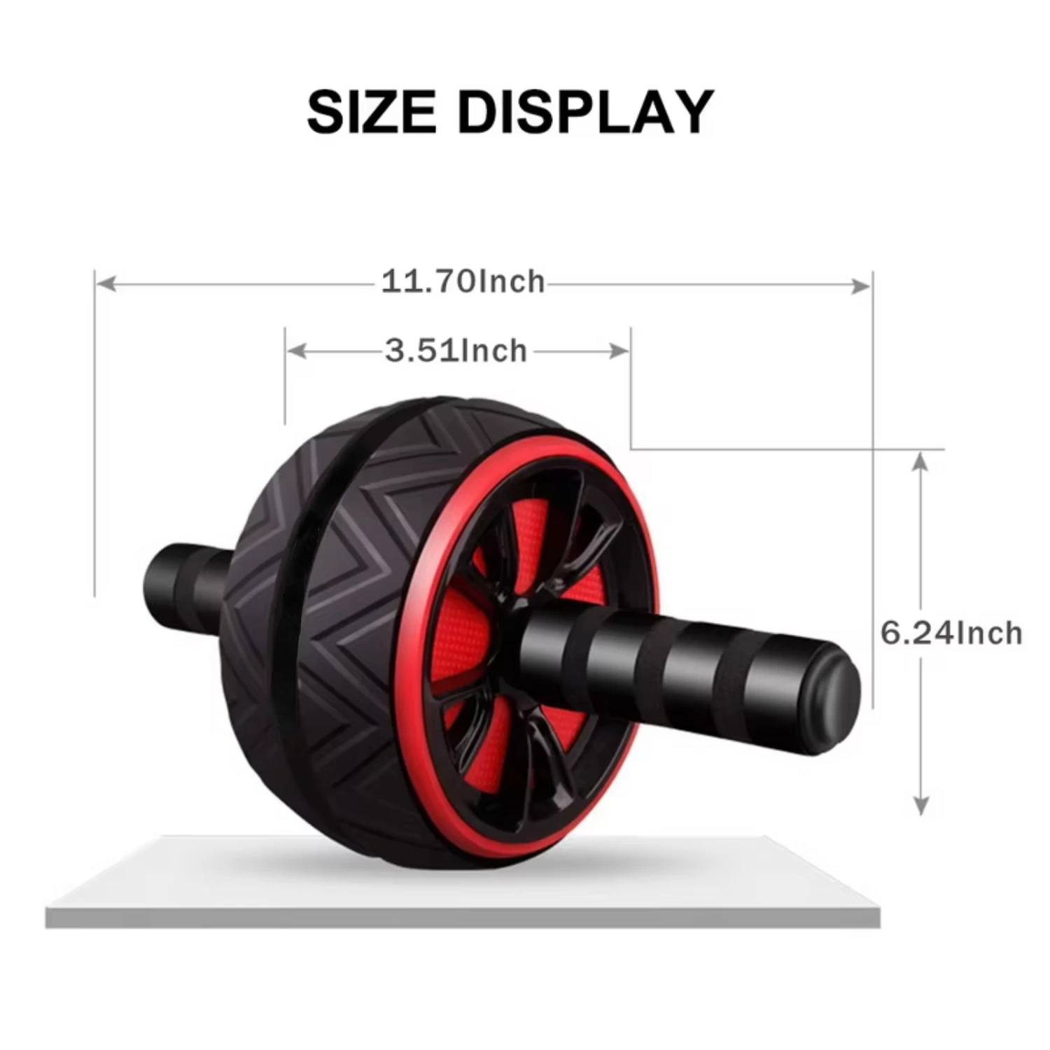 

2022 Ab Roller Noise Abdominal Wheel Ab Roller Stretch Trainer Arm Waist Leg Exercise Gym Fitness Equipment