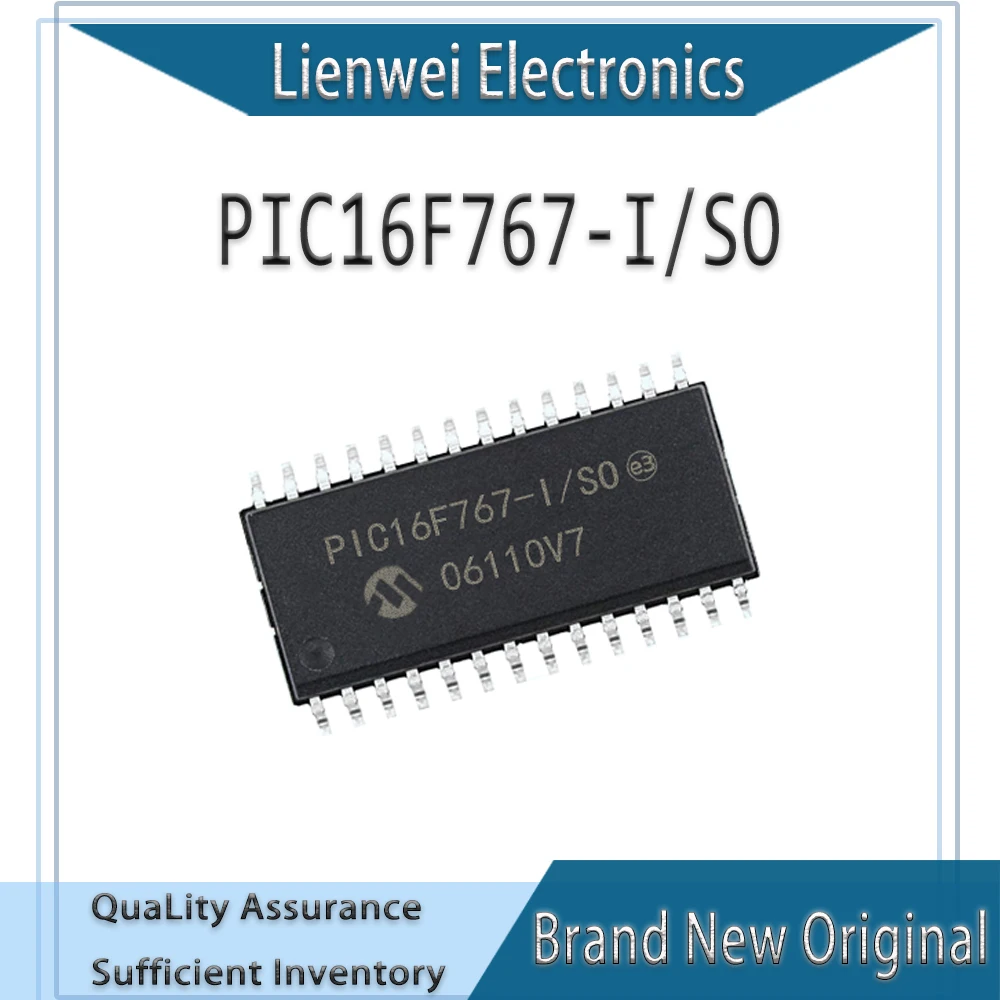 

100% New Original PIC16F767 PIC16F767-I/SO IC MCU Chipset SOP-28