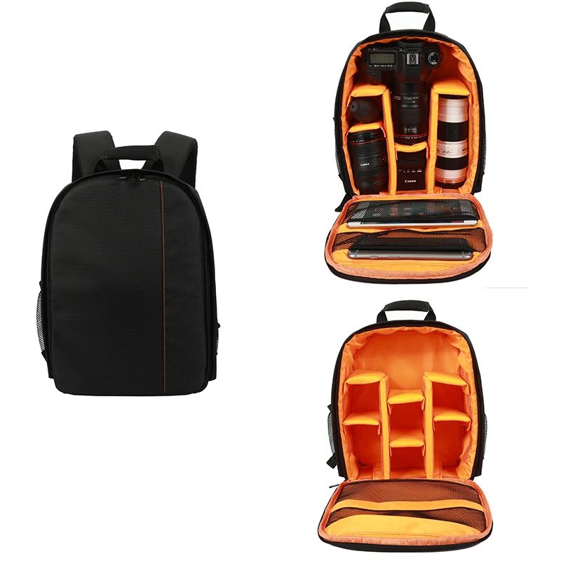 Waterproof Camera Bag for Single-Lens Reflex DSLR Portable Travel Tripod Lens Digital Photography Storage Case Compact Convenien