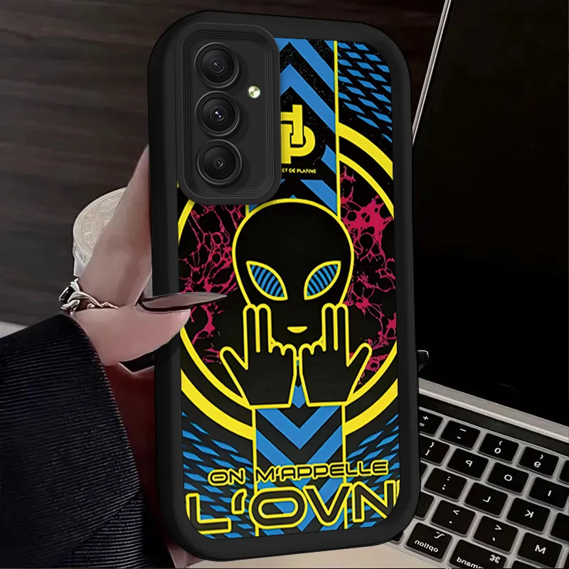 JuL C\'est Pas Des Lol Rapper Silicone Case For Samsung Galaxy S24 Ultra S23 FE S22 S21 Plus A54 A34 A14 A73 A53 A33 5G Cases