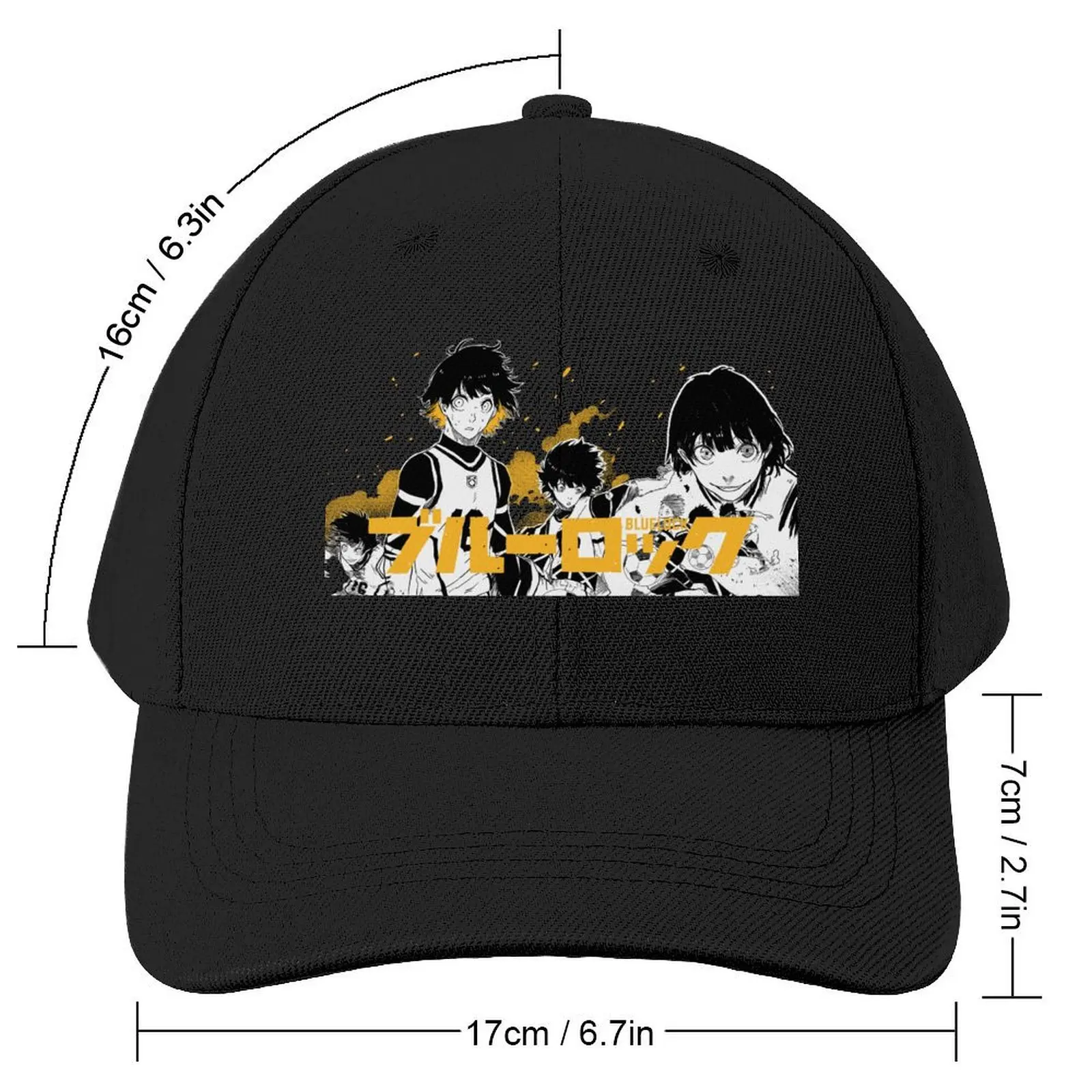 Blue Lock - Meguru Bachira Baseball Cap Anime Hat Wild Ball Hat For Man Women's