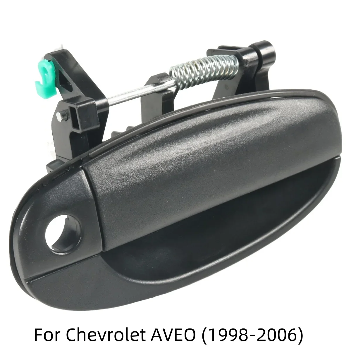 For Chevrolet AVEO (1998-2006) Outside Exterior Outer Door Handle, Textured Black, OE 96541631