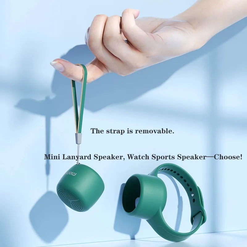 مكبر صوت بلوتوث لاسلكي صغير بصوت عالٍ، بث دفع صوتي للهاتف المحمول