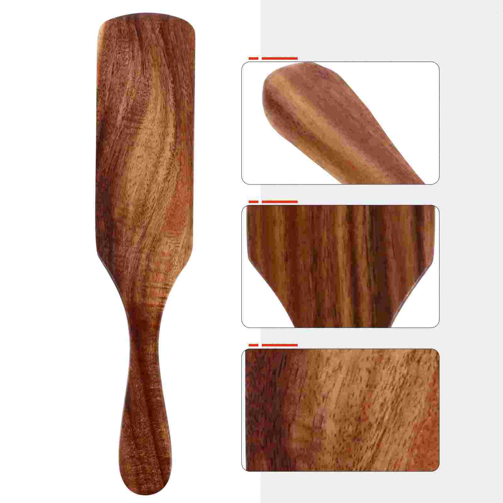 Wooden Spurtle Wooden Spatula Sourdough Pizza Server Long Dinnerware Sets Set Wooden Turner Non-Stick Cooking Utensils Salad