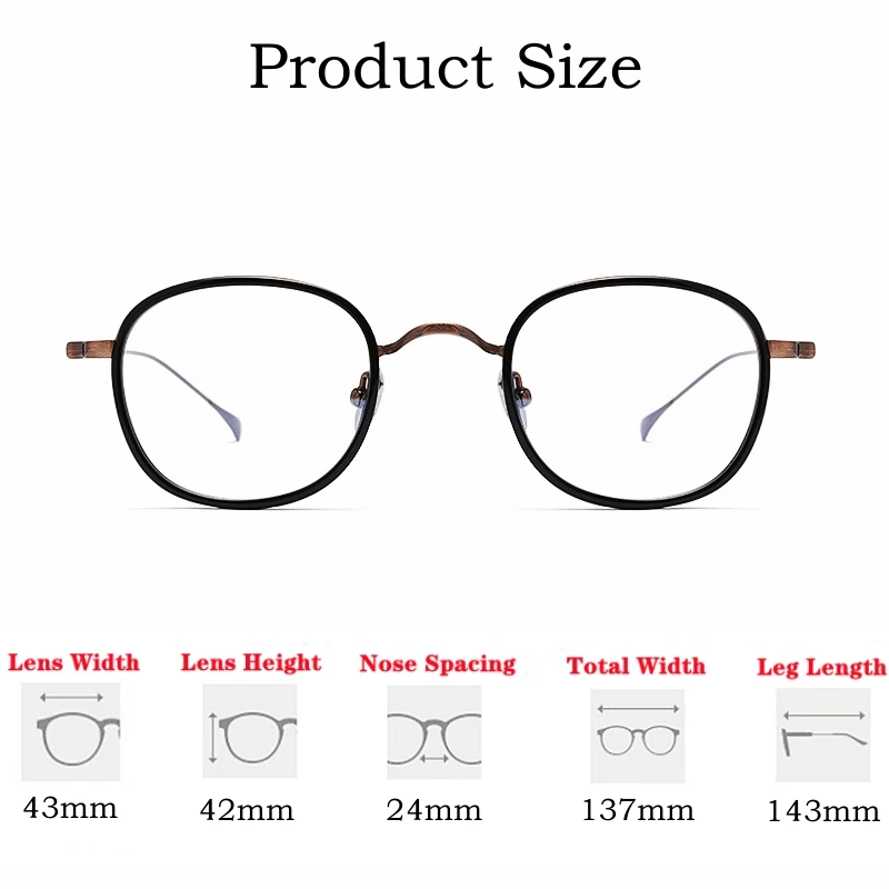 OLLYMURS Новая мода Роскошные очки из чистого титана Ретро круглая оптическая оправа для очков по рецепту для мужчин и женщин KMN137