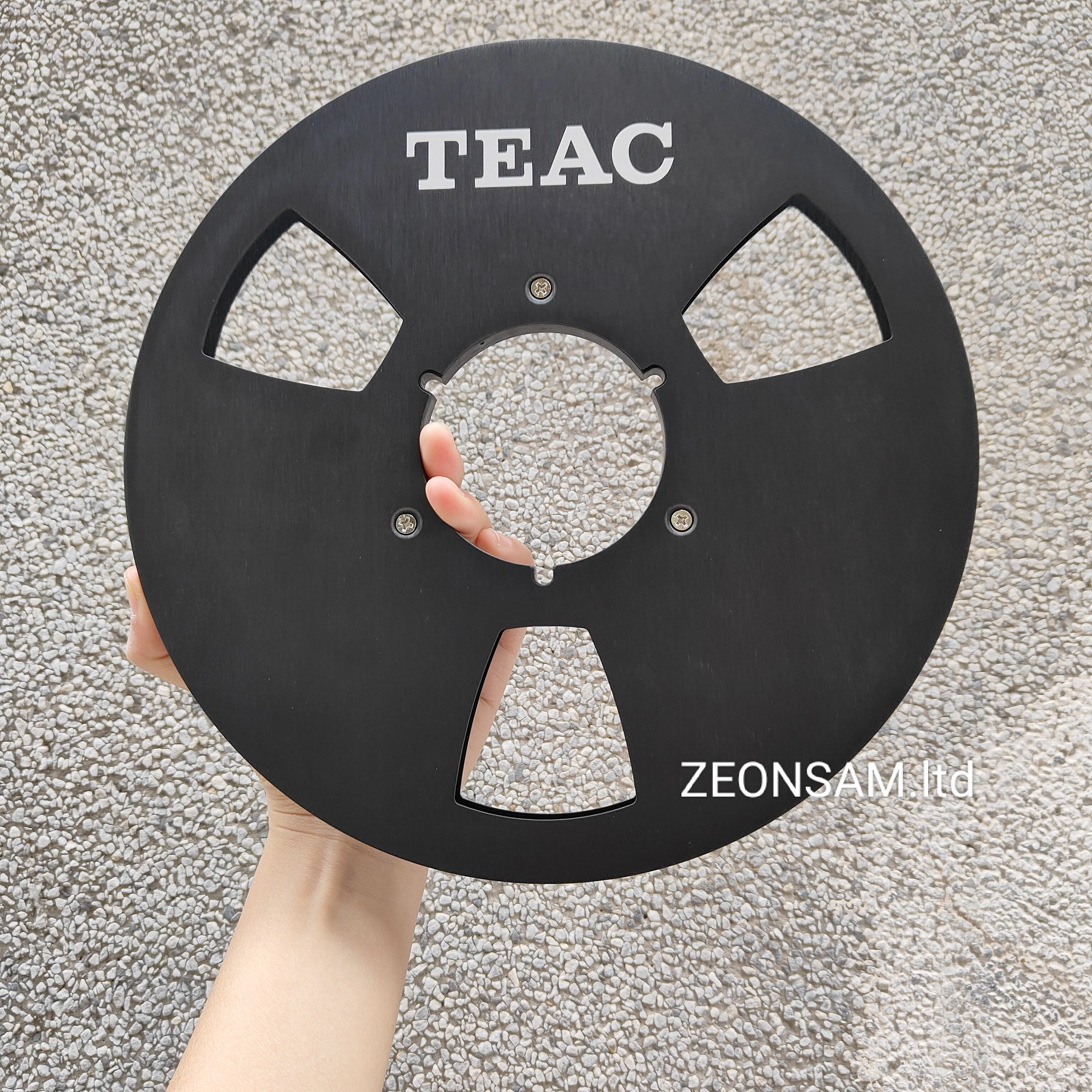 TEAC-carrete de cinta vacío de 10,5 "X 1/4", accesorio de grabadoras de cubo Nab, piezas de máquina de apertura de disco de aluminio vacío