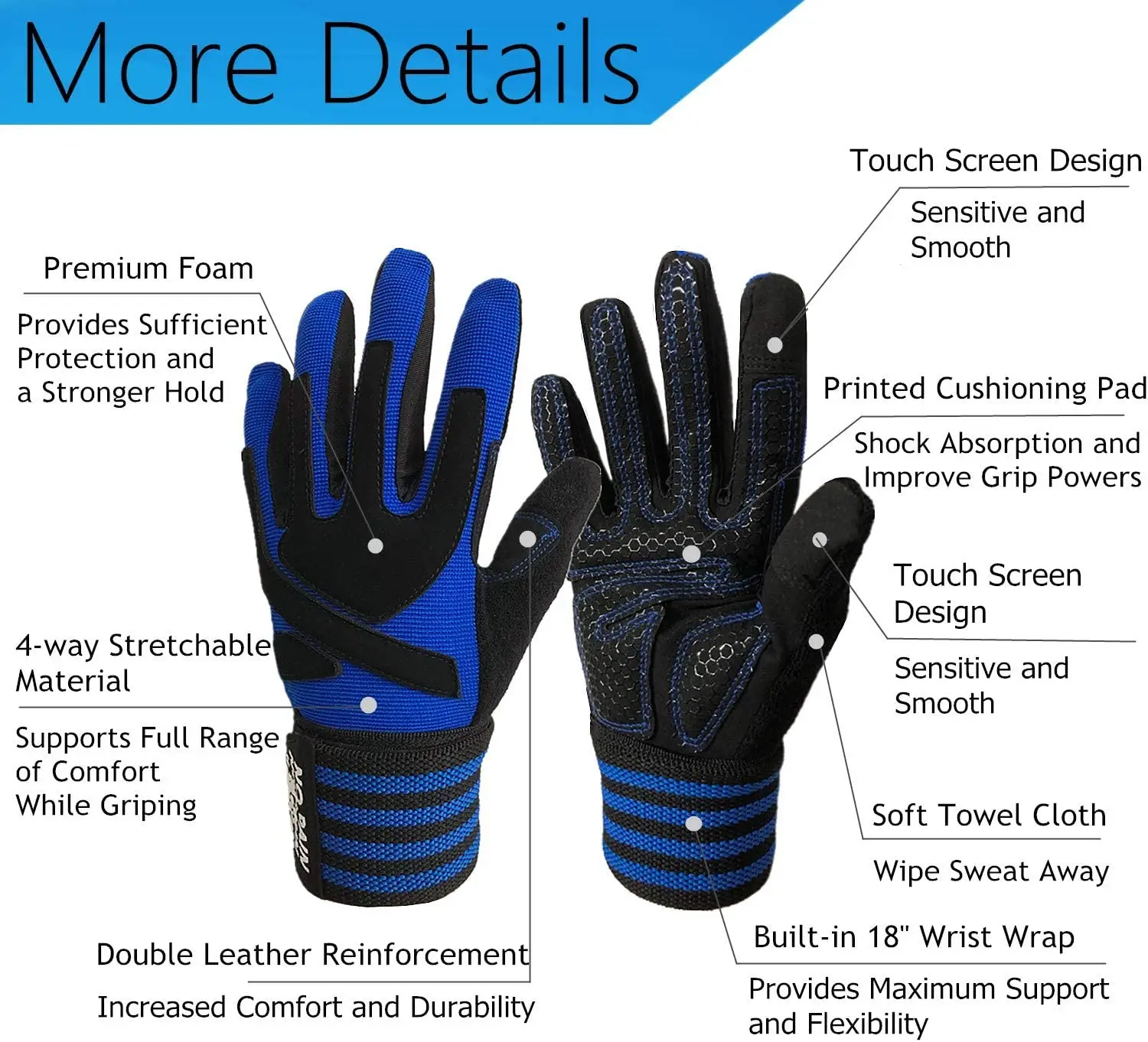 Sports Training Fitness Gloves Men Women Full Half Finger Weight Lifting Glove Wrist Support Protector Equipment Drop Shipping