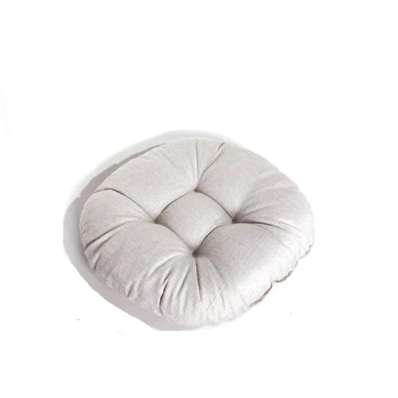 Round Soft Comfortable Office Computer Chair Cushion Simple Solid Color Thicken Cushion Home Decoration Dining Chair Cushion