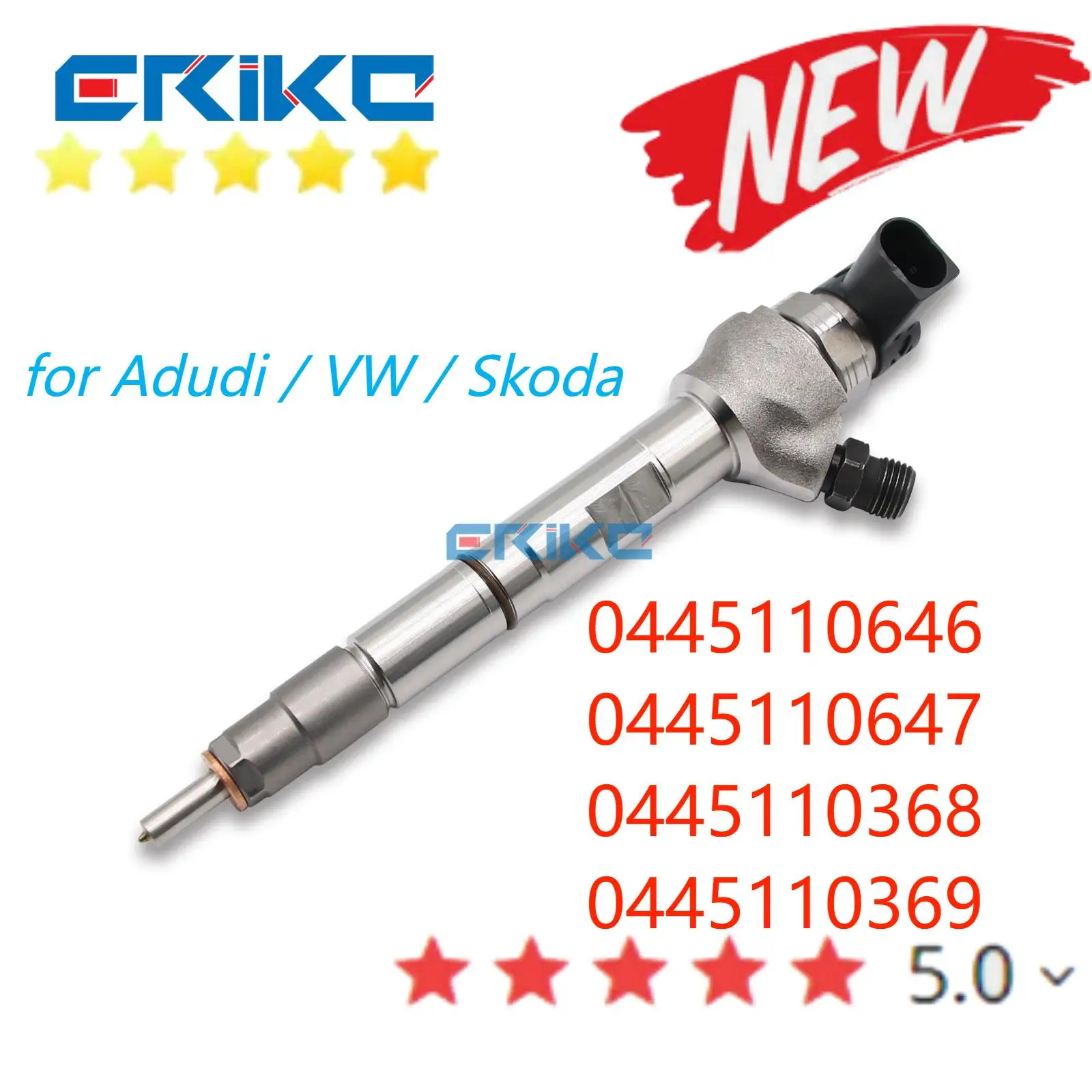 

0445110647 China New Made 0445110646 New Fuel Injector Nozzle Assy 0 445 110 647 for A1 A3 A4 A5 A6 Q3 Q5 TT S-koda V-W