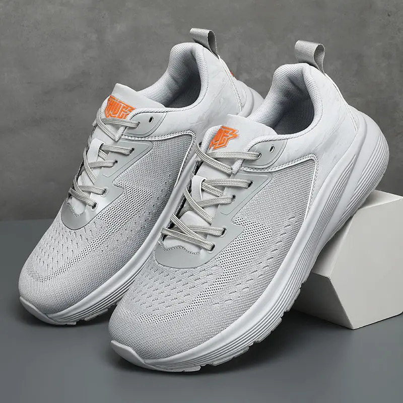 Lightweight Outdoor Sneakers Men's Trendy Sneakers Tie Casual Thick Bottom Non-slip Breathable Women's Running Shoes