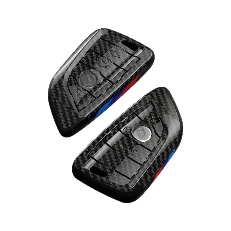 

1 шт. защитный чехол для автомобильного ключа подходит для Bmw X1X3X5X6 чехол для ключа из углеродного волокна 1 3 5 8 серии 320Li защитный чехол новый