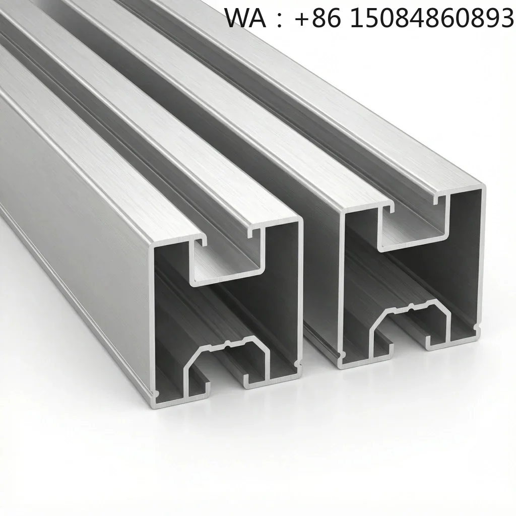 European Standard 40*40 PV Guide Rail, Solar Panel Bracket Accessories, Certified Solar Energy Hardware Parts for European Solar