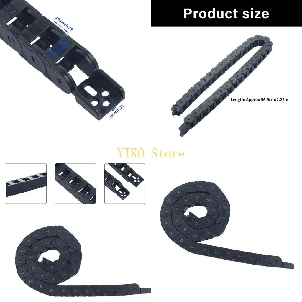 

K32C Premium Nylon Drag Chain Set для плюс -принтеров уменьшает поворот кабеля и повышает безопасность работы