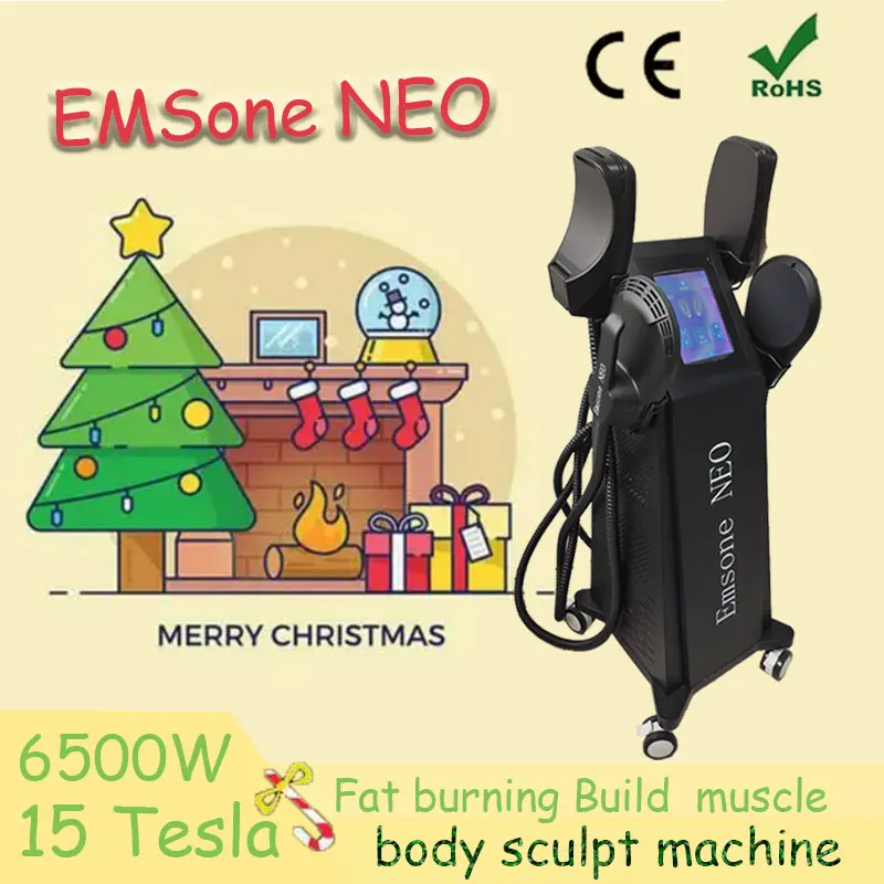 

6500W EMSone NEO improves gluteal muscles EMS reduces body fat 15 Tesla 200Hz RF shaping machine