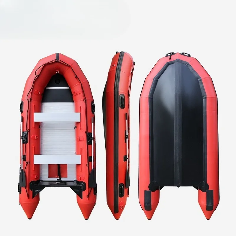 Zhaoyue Honggang Assault Boat Rubber Boat Aluminum Bottom Fishing High Speed Boat Luya Thickened Inflatable Boat Lifeboat