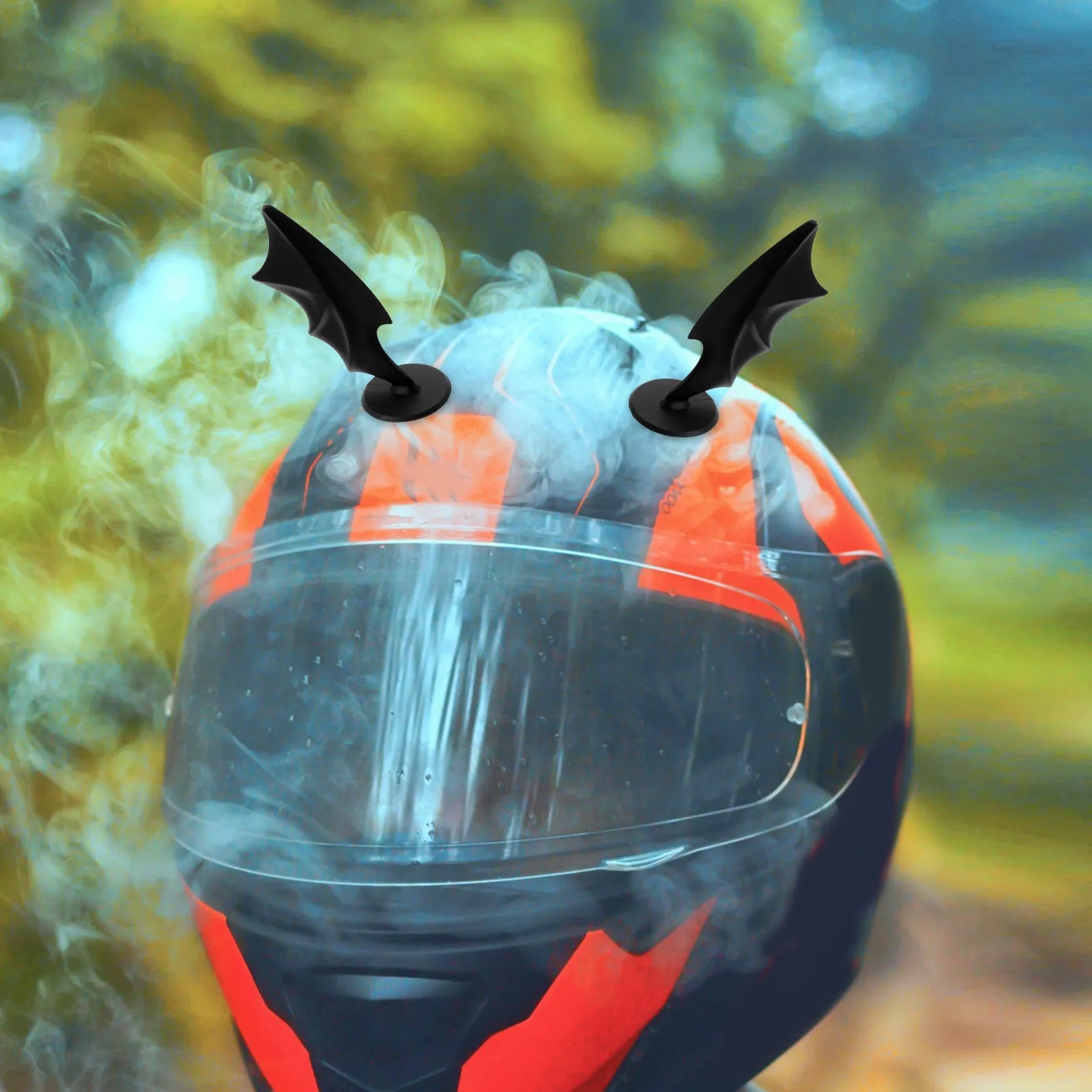 

1Pair Motorcycle Decoration Bat Wings Suction Cup Electric Scooter Ski Cycling Accessories