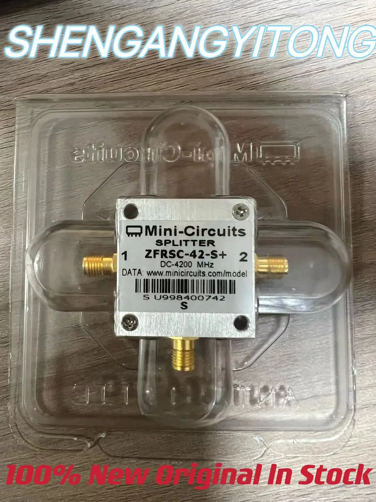 

1PCS ZFRSC-42-S+ Signal Conditioning 2 Ways Resistive Power Splitter, DC - 4200 MHz, 50