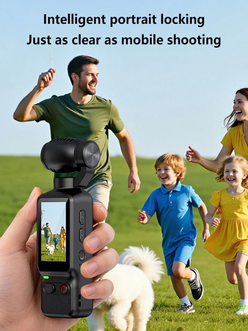 OnePlus HD 4K Pocket-Kamera, Handbuch, 90-180-Grad-Drehung für YouTube-Vlogs, Videoaufnahmen, Aufzeichnung des Lebens, Handheld-Actionkamera – Detail 11