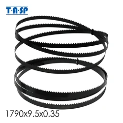 TASP - Hoja de sierra de cinta para madera 1790mm,  2 piezas, 1790 x 9,5 x 0,35 mm, para 10