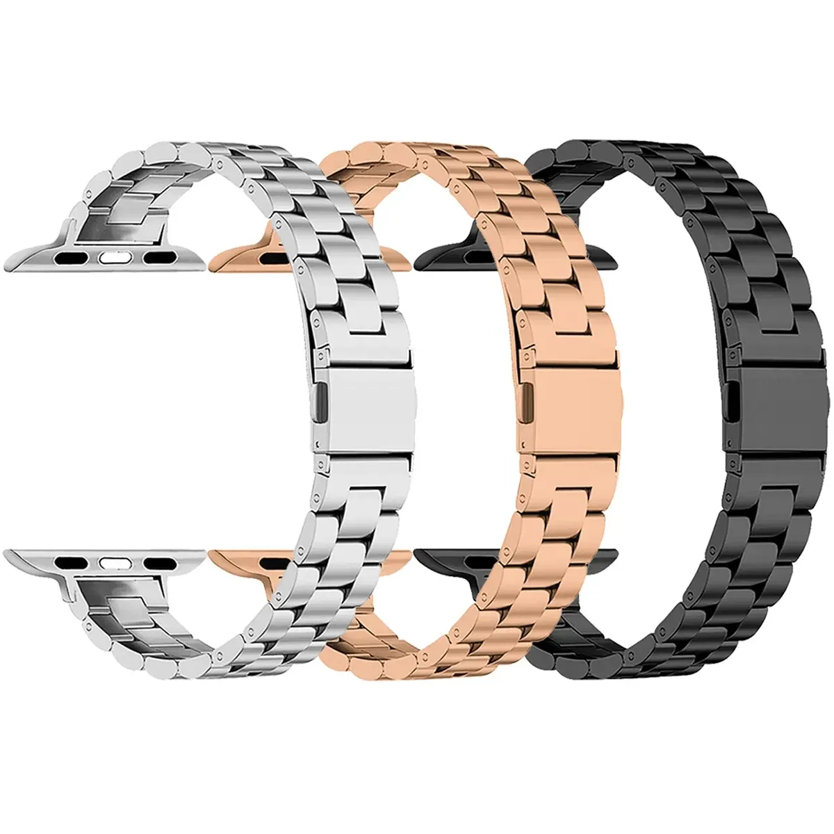 الفولاذ المقاوم للصدأ ربط سوار ل سوار ساعة يد آبل 6 7 8 SE 40 مللي متر 41 مللي متر 44 مللي متر 45 مللي متر 49 مللي متر المرأة سليم حزام ل IWatch 5 4 اكسسوارات