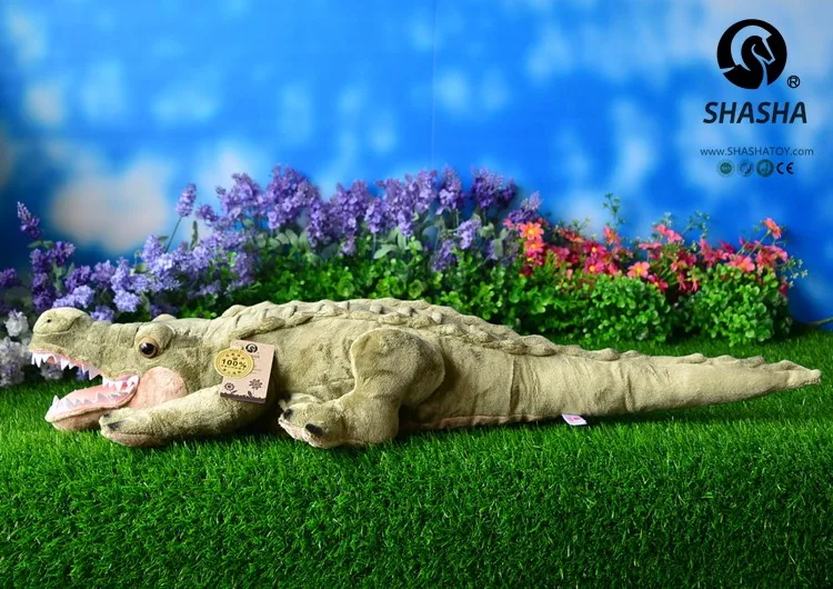 L75cm Carino Realistico Coccodrillo del Nilo Peluche Animale Coccodrillo Peluche Peluche Cuscino Bambola Bambini Ragazza Regalo Di Compleanno