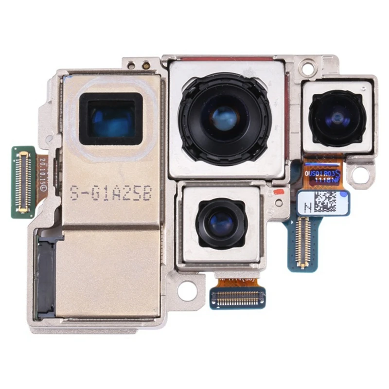 AA58 For Samsung Galaxy S21 Ultra 5G SM-G998B Camera Set Telephoto + Depth + Wide + Rear Main Camera Parts Replacement