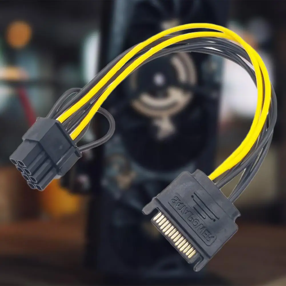 ユニバーサル軽量電源ケーブル,ケーブル,便利,耐摩耗性,15ピンから8ピン