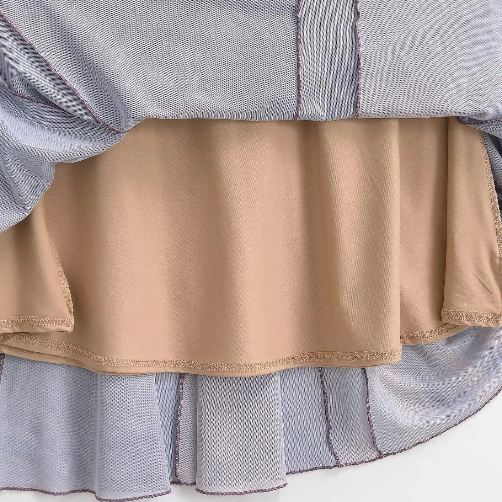 Ele Tie Dye off oulder Bodycon Fi Tail Long Dr with Net Sve High Class Aosphere Spring New Sle Women's Dr