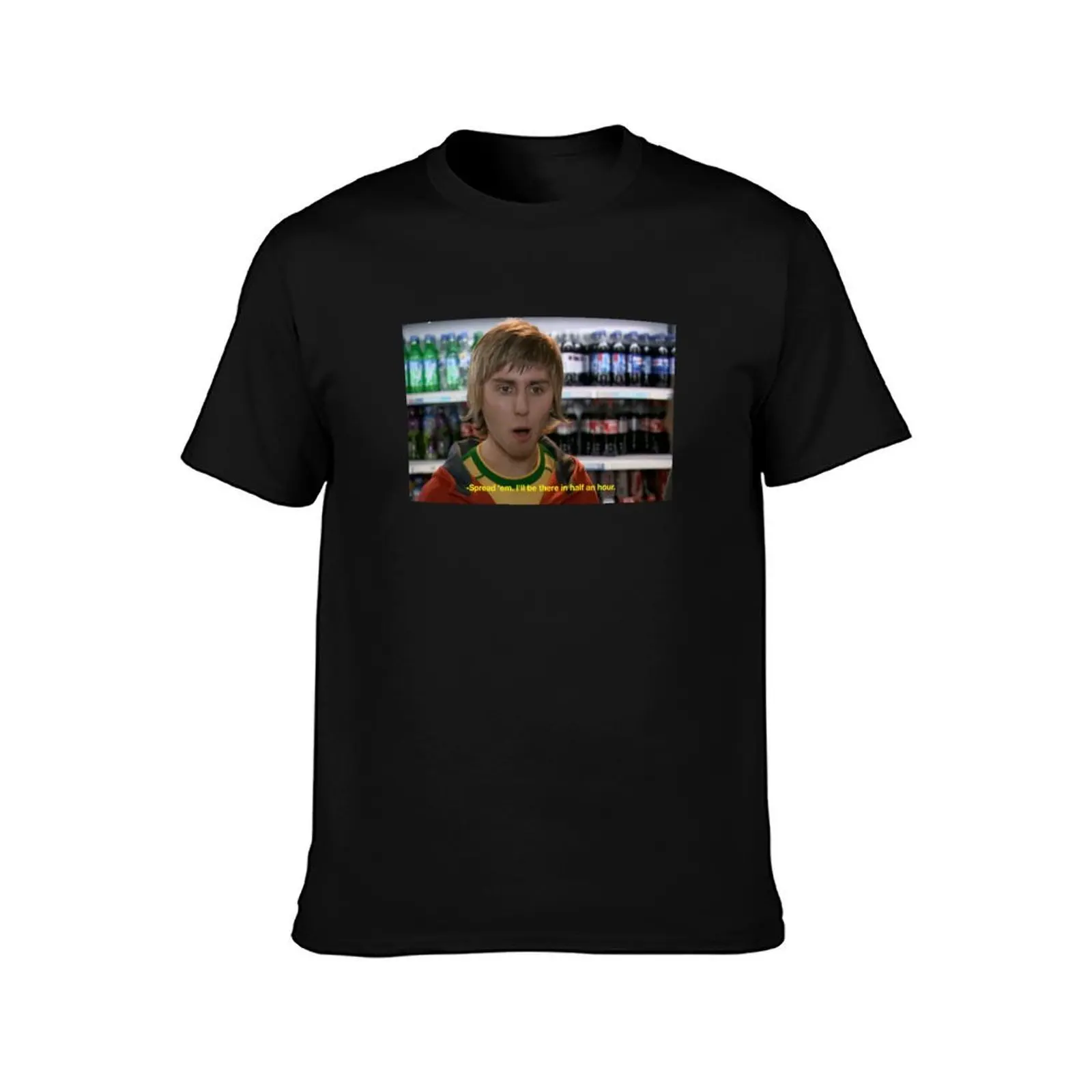Jay The Inbetweeners Funny Quote Spread em T-Shirt, Summer Casual Cotton Tee, Oversized Streetwear Tops, Vintage Graphic Print