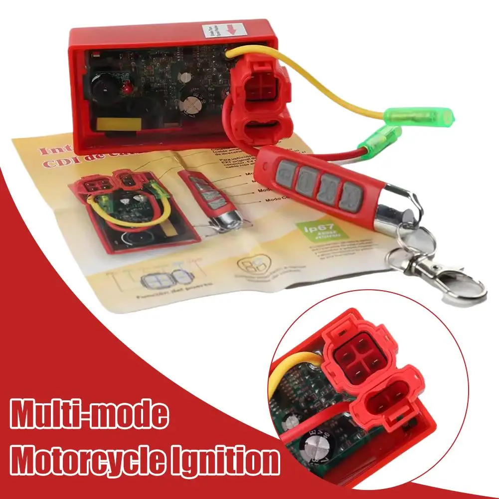 6 Pin CDI Motorcycle Ignition Racing with Turn Signal Flash Function Anti-theft For SKUA150 CRF230 CS125 DM200 GY200 For CRF ERZ