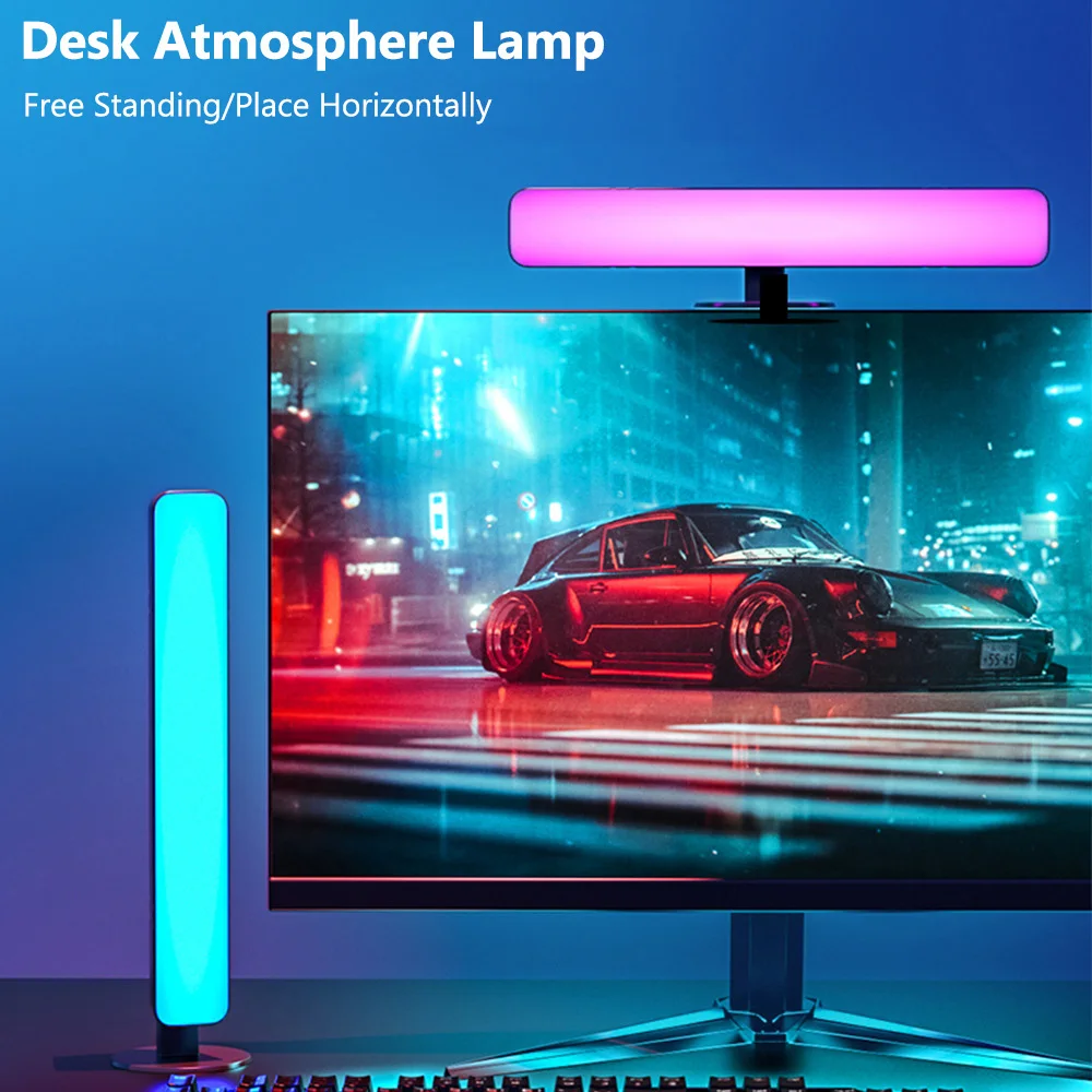 Listwy świecące LED USB RGB 16 zmieniające kolory podświetlenie telewizora z synchronizacją muzyki z lampą otoczenia i lampą rytmiczną do pokoju gry