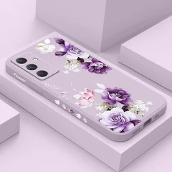 Beautiful Peony Phone Case For Samsung Galaxy A17 A55 A35 A25 A15 A16 A06 A05 A05S A54 A34 A24 A14 A04 A04S A04E 4G 5G Cover