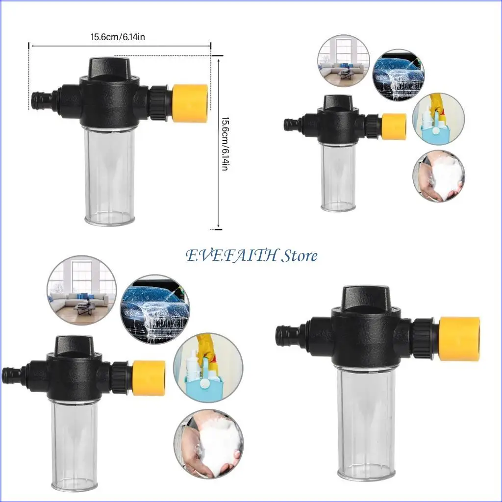 124B Engine Flush Mixer with Liquid Wash Hoses Nozzle Solution Dispenser with Garden Hoses