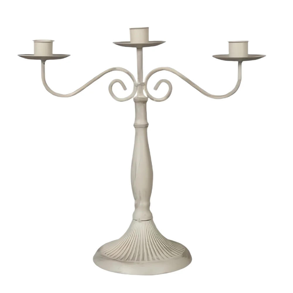 31.5x10x12cm Retro Iron Candle Holder Classic Style Fits Single Triple Five Candles For Romantic Dinner Hotel Event Decor Set