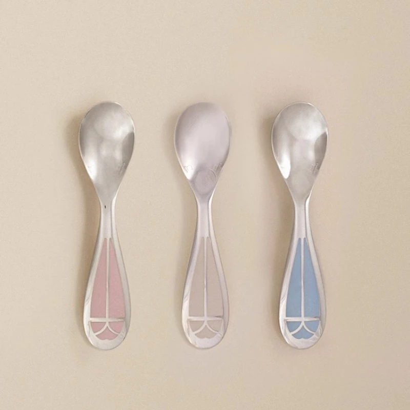 Baby Spoon Children's Fork and Spoon Set Birth Gift