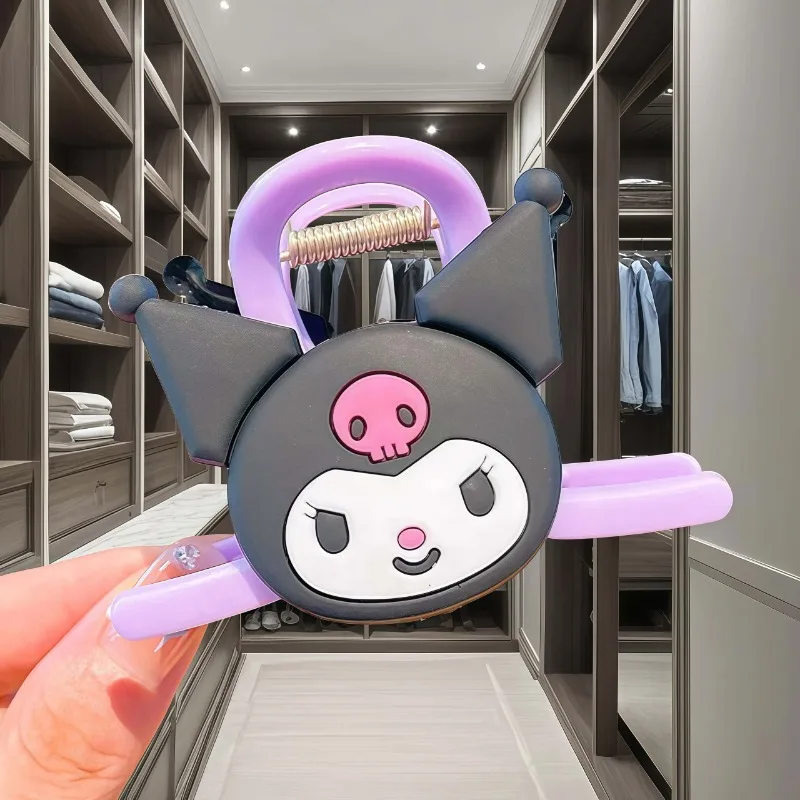 Sanrio New Kulomie Hairpin Girls Hairpin Shark Clip Cartoon Exquisite Children's Head Back Hair No Hair Ponytail Clip Wholesale