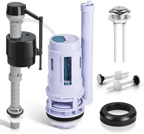 

Universal 3" Dual Flush Valve Repair Kit for 2-Piece Toilets – Fits Glacier Bay, , Toto & More