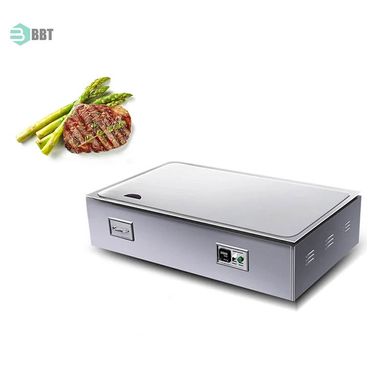 Embedded Commercial Stainless Steel Rectangular Electric Bbq Griddle Grill Teppanyaki