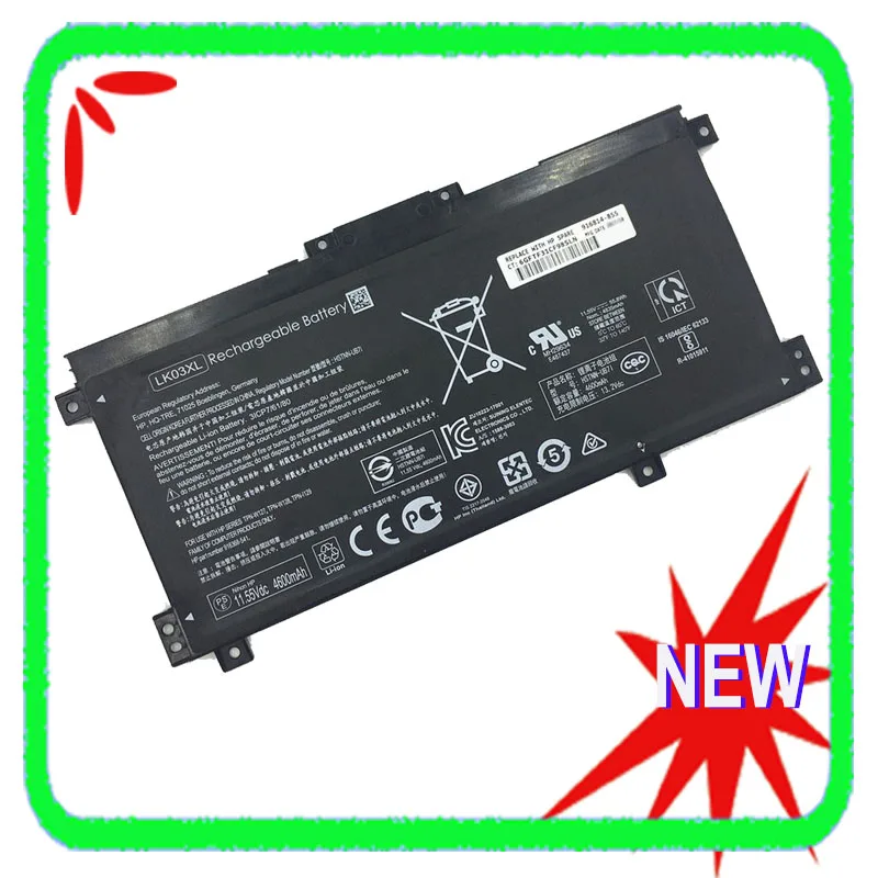 New LK03 Battery For HP Envy 17-BW 17M-AE X360 15-CP 15m-bp012dx 15-BP107TX L09049-1B1 HSTNN-LB7U HSTNN-UB7O UB7I HSTNN-IB8M