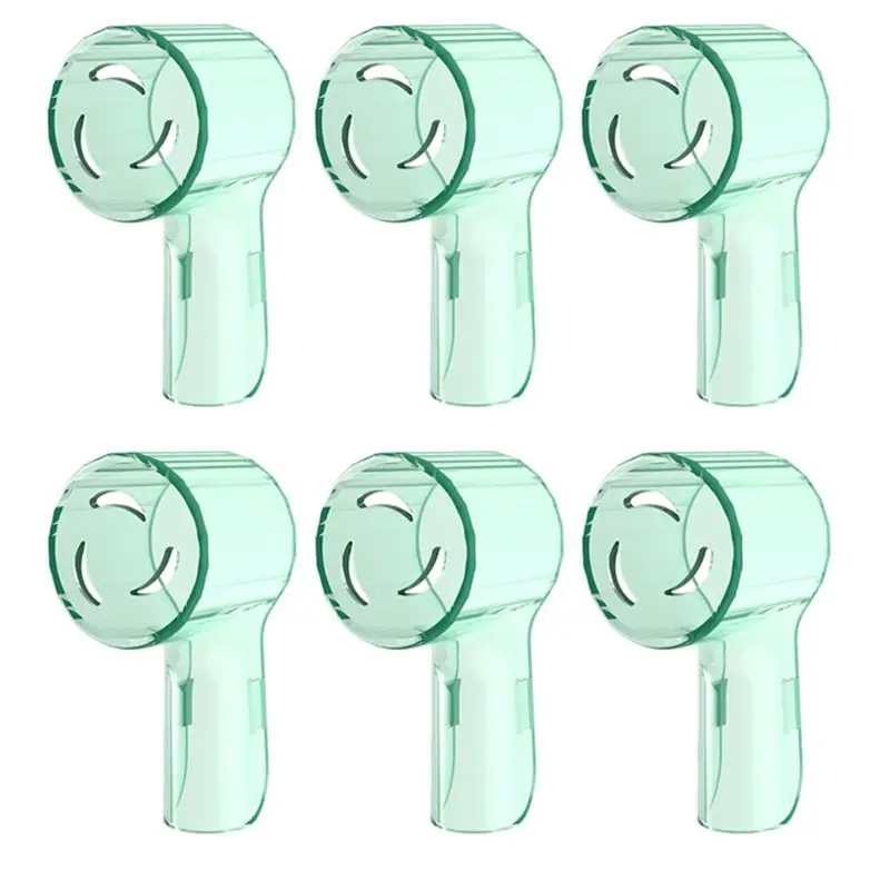 AEE4-6 Pack Toothbrush Heads Dustproof Cover Compatible For Oral B, Fits For IO Series, Convenient Travel