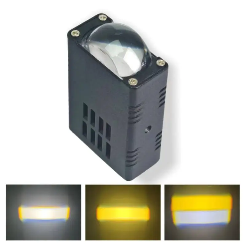 

Bright Style i17 LED Grille Vehicle Light, 1.5-inch Dual hue Spotlight Motorcycle Module Fog Illuminator