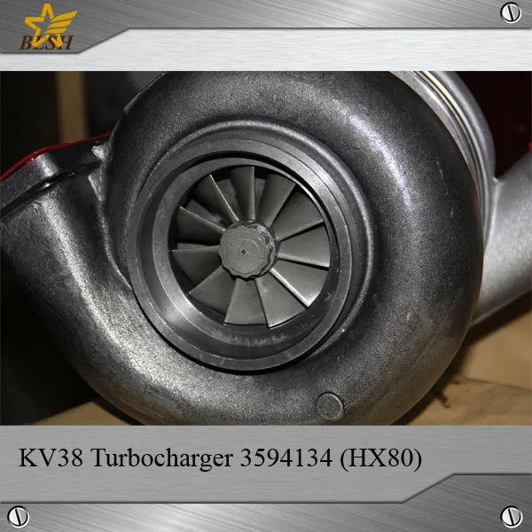 Hot selling diesel engine turbocharger 3594134 for cummins turbo KV38 (HX80)