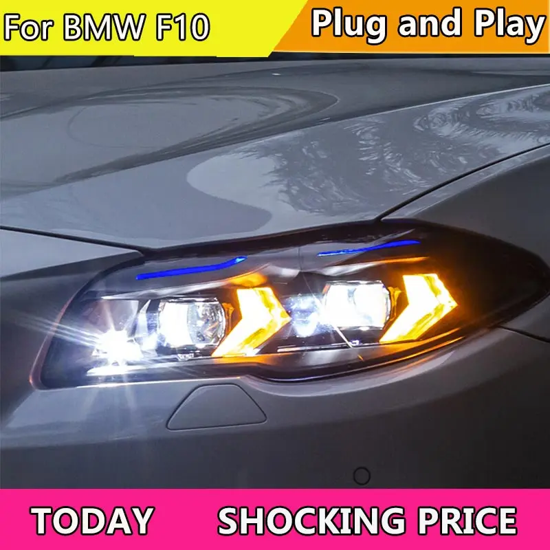 

Светодиодные фары для фар BMW F10 2011-2017 Светодиодные фары DRL Дневные ходовые огни