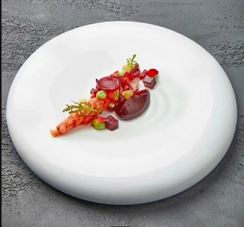 

Необычная керамическая тарелка, обеденные тарелки, декоративная миска для десерта, блюдо для суши, ресторанная посуда, функция