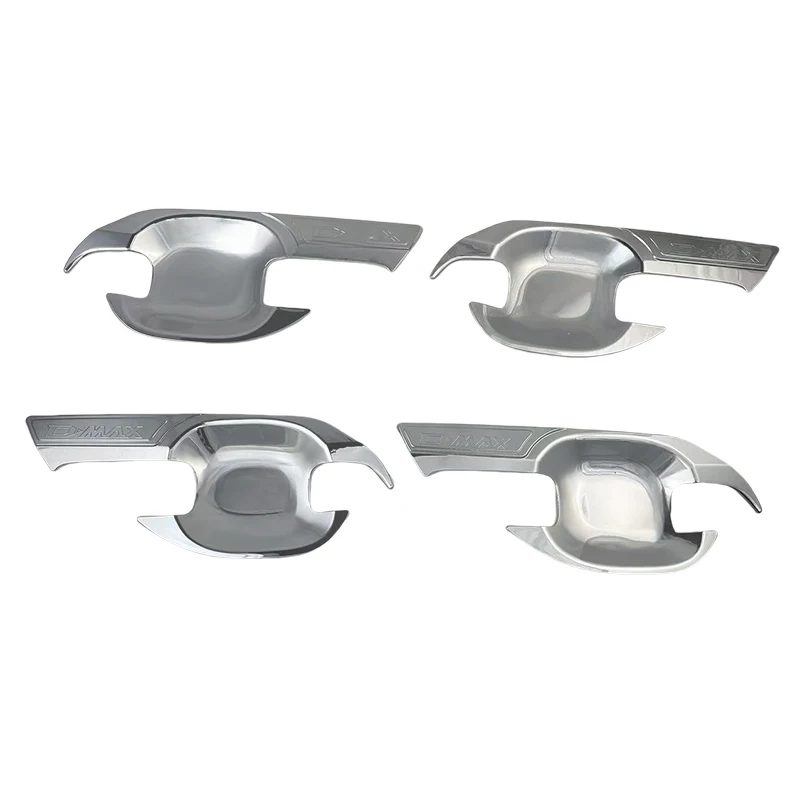 

ABS Car Stickers Cars Accessories Chrome silver Matte Black Door Bowl Cover Trim For Isuzu D-Max dmax 2021 2022 2023 2024